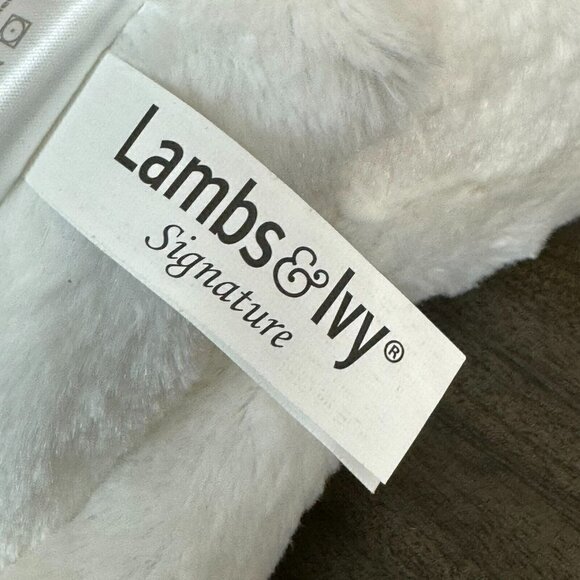 Lambs & Ivy Plush Elephant Jamboree Marshmallow White Gold Stuffed Animal Toy - Picture 10 of 14